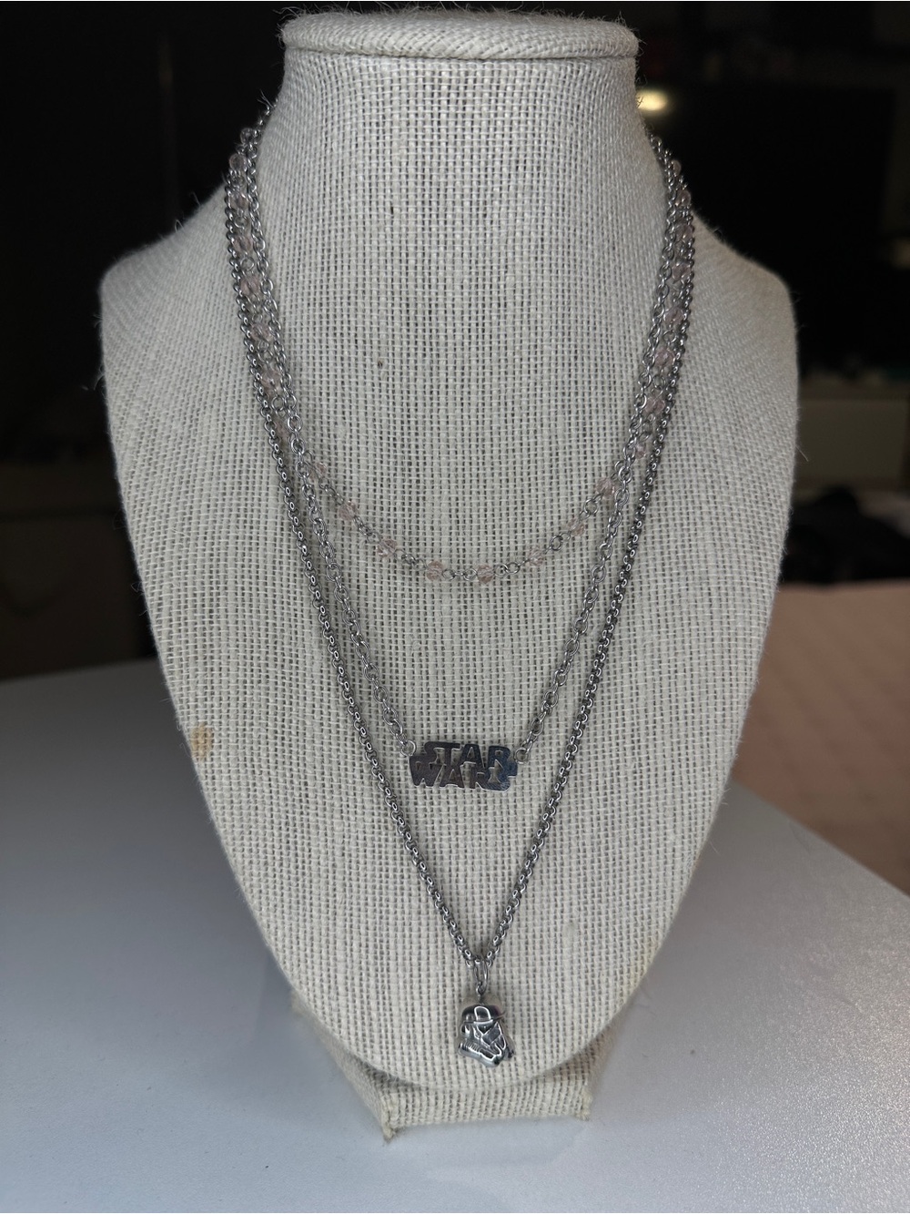Star Wars Silver Layered Necklace